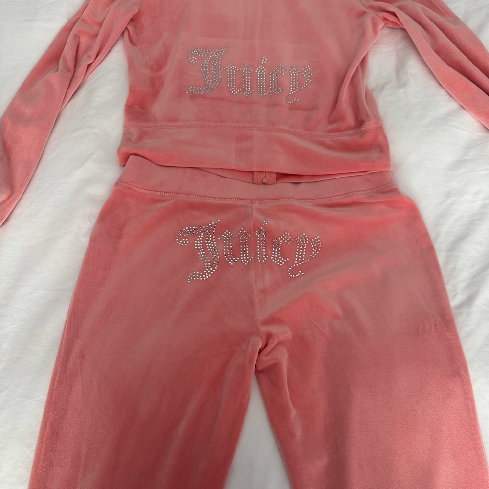 Juicy Couture Orange/Coral Tracksuit SMALL